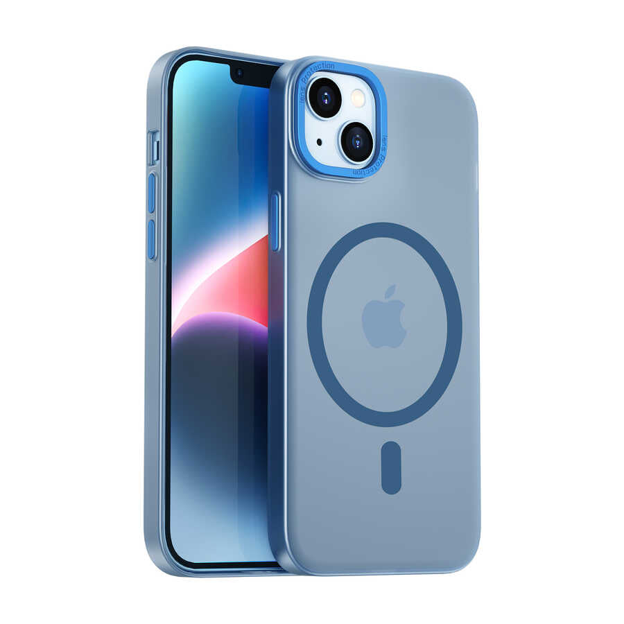 iPhone 14 Plus Wiwu Frosted Magnetic Buzlu Sert PC Kılıf - 10 iPhone 14 Plus Wiwu Frosted Magnetic Buzlu Sert PC Kılıf - 10